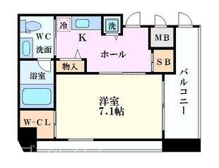 ISM谷町六丁目(旧プライムアーバン安堂寺)の物件間取画像